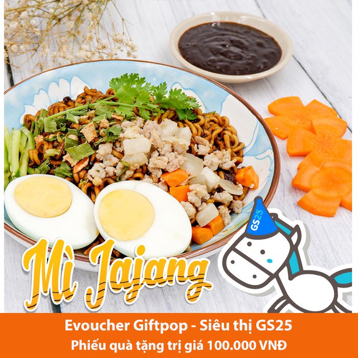 Evoucher [Hồ Chí Minh] Phiếu quà tặng áp dụng tại cửa hàng GS25 trị giá 100k