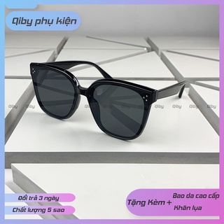 KÍNH MẮT THỜI TRANG NAM NỮ Mắt Râm Vuông tràn viền Màu đen thời thượng