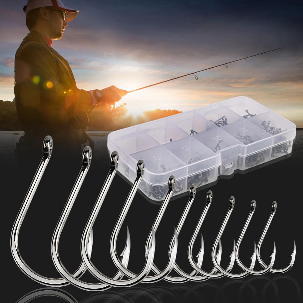 Set 500 Lưỡi Câu Có Hộp Sougayilang Có Ngạnh Bằng Thép Carbon Cao Cấp Tiện Dụng