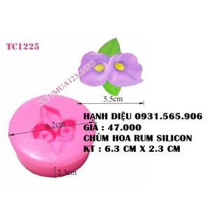 Khuôn Silicone Chùm Hoa Rum