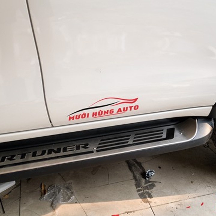 Ốp Bậc Lên Xuống - Ốp Bệ Bước Chân INOX Cao Cấp Dành Cho Xe Toyota Fortuner