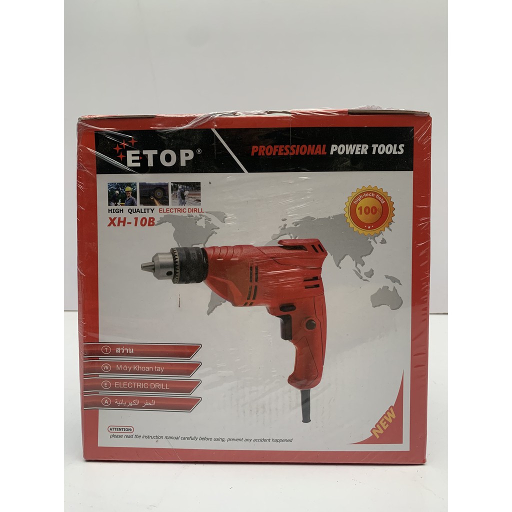 Máy khoan & bắt vít ETOP XH-10b hai chiều công suất 600w lõi đồng 100%.