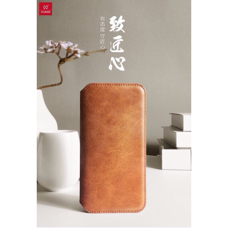 [Mã ELHAJULY giảm 6% đơn 50K] Bao da Note 8/ Note 9 kèm ví hiệu XunDD