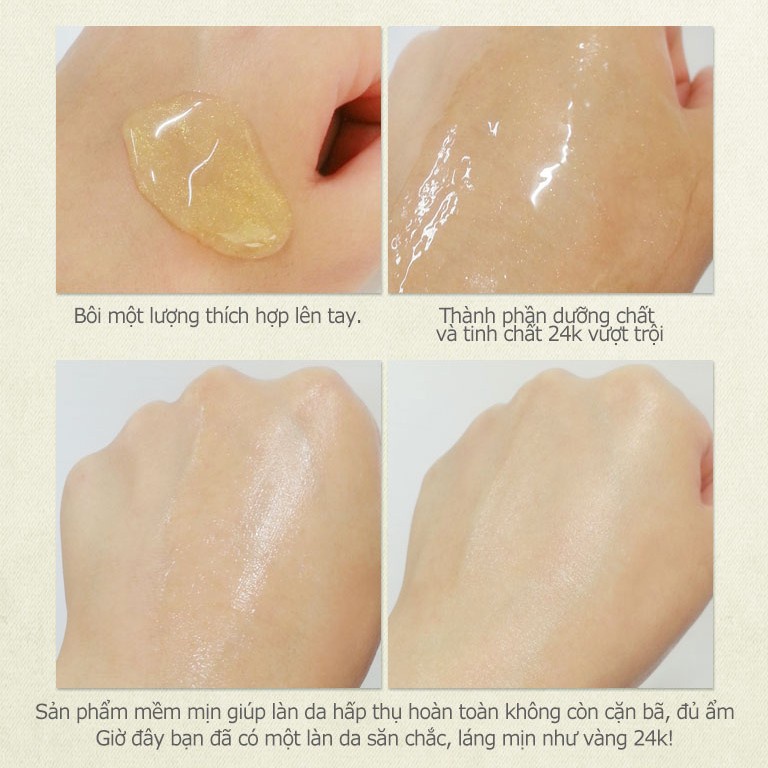 Mặt Nạ Ngủ Gold Collagen Tăng Sinh Collagen Tái Tạo Da Là Phẳng Nếp Nhăn - Làn Da Trở Lên Căng Bóng Ẩm Mịn