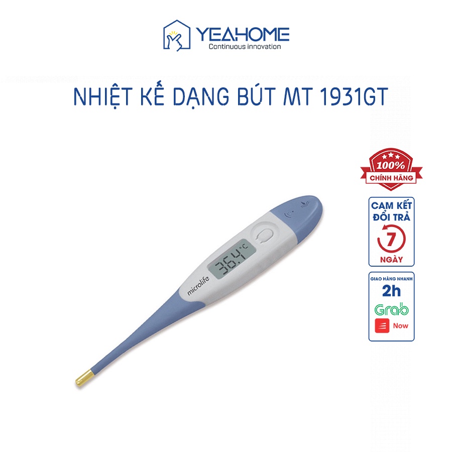 Nhiệt kế điện tử dạng bút 60s MicroLife 1931GT - Hàng chính hãng