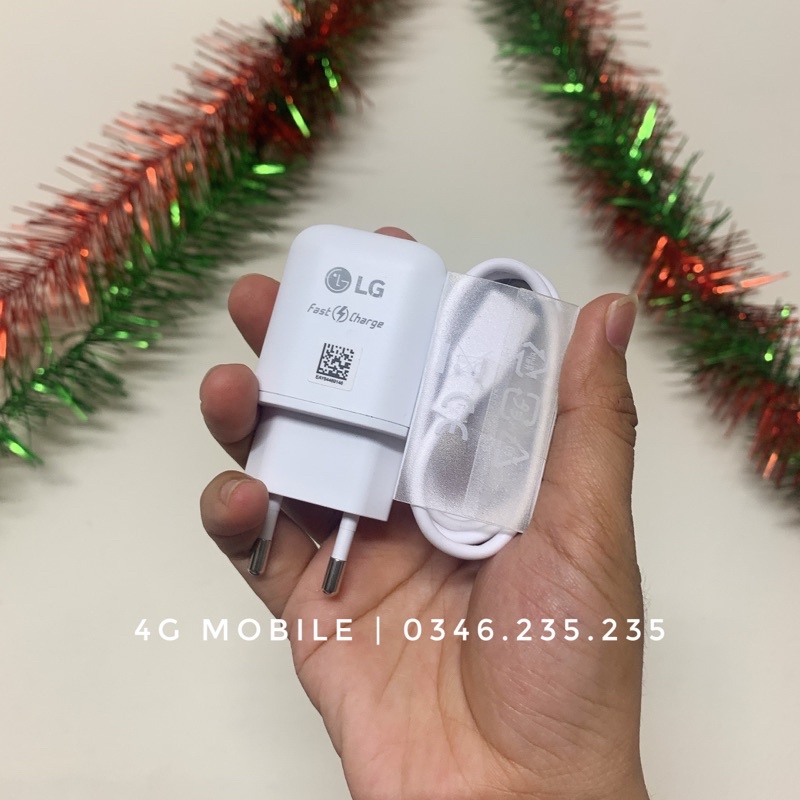 Bộ Sạc cáp nhanh zin LG và Cáp LG USB Type C zin