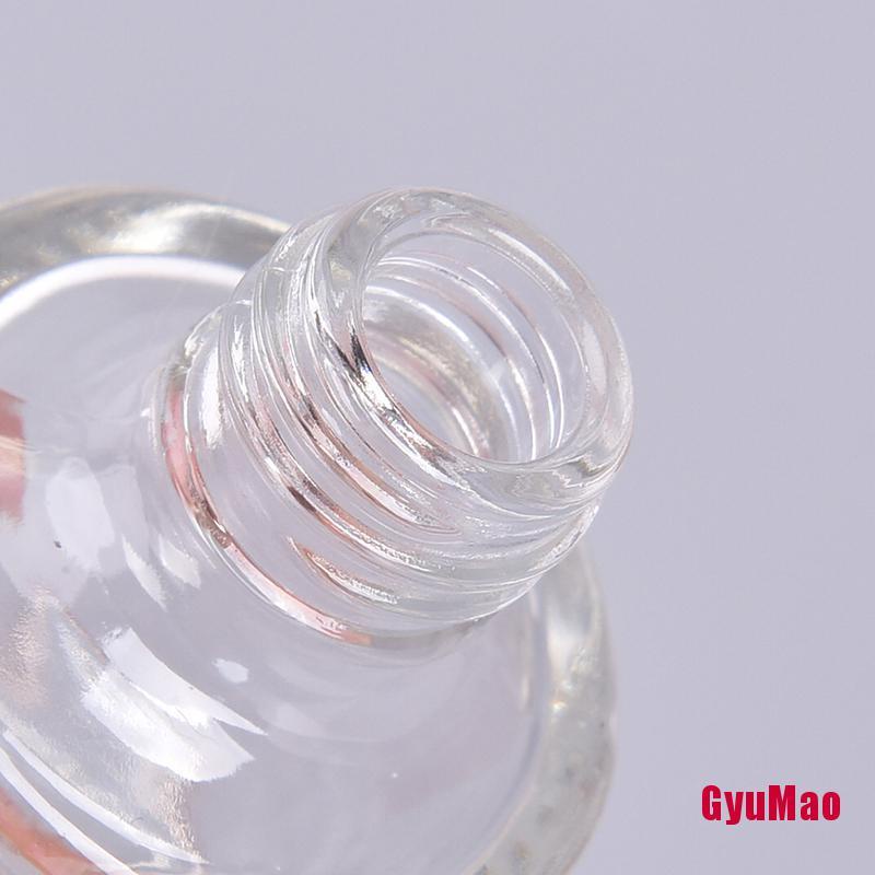 1 Lọ Thủy Tinh Rỗng Kèm Cọ Lau Chùi Móng Tay 5/10/15ml