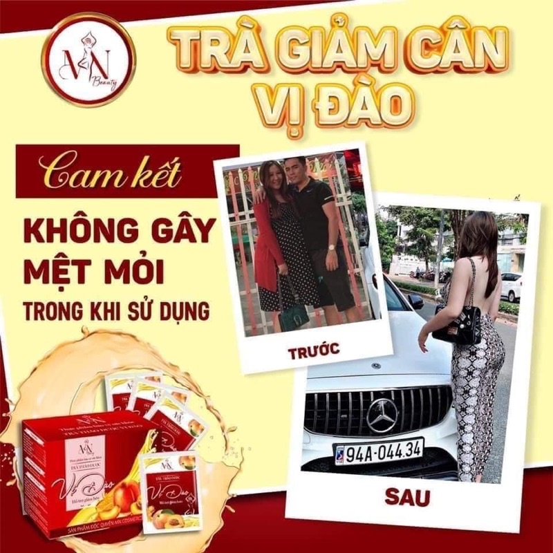 Trà giảm cân vị đào thơm dễ uống - giảm cân an toàn Đông Anh