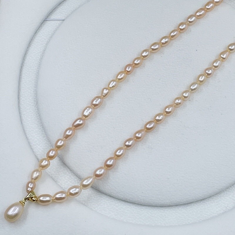 Dây chuyền bạc 925 mặt giọt nước 6ly - NT17 - Ngọc Trai Trường Thịnh