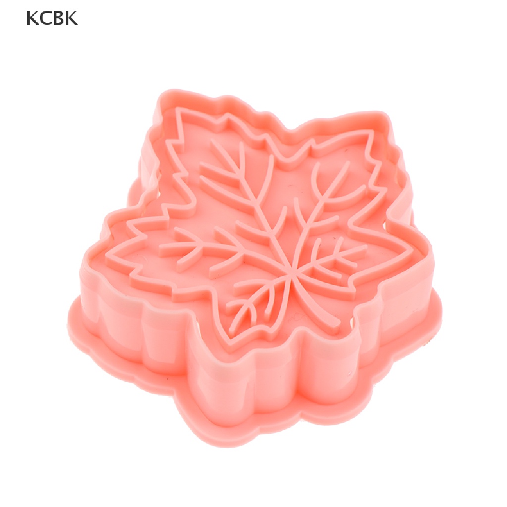 Set 8 Khuôn Nhấn Làm Bánh Quy Hình Lá 3D