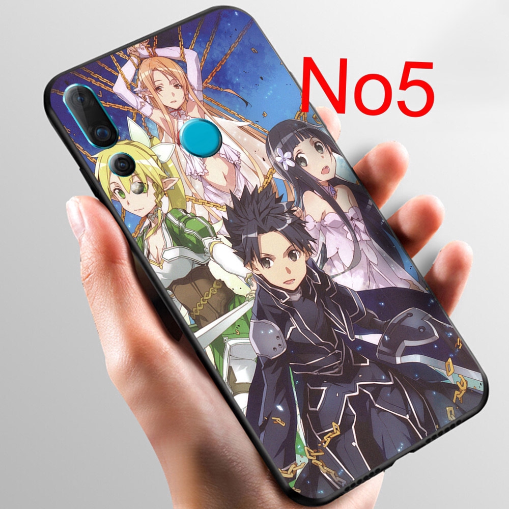 Ốp Điện Thoại Silicon Mềm Hình Anime Sword Art Online 47no Cho Samsung Galaxy A01 A11 A21 A51 A71 S20 Ultra Note 10 Plus