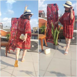 Giày sandal cột dây chiến binh thổ cẩm