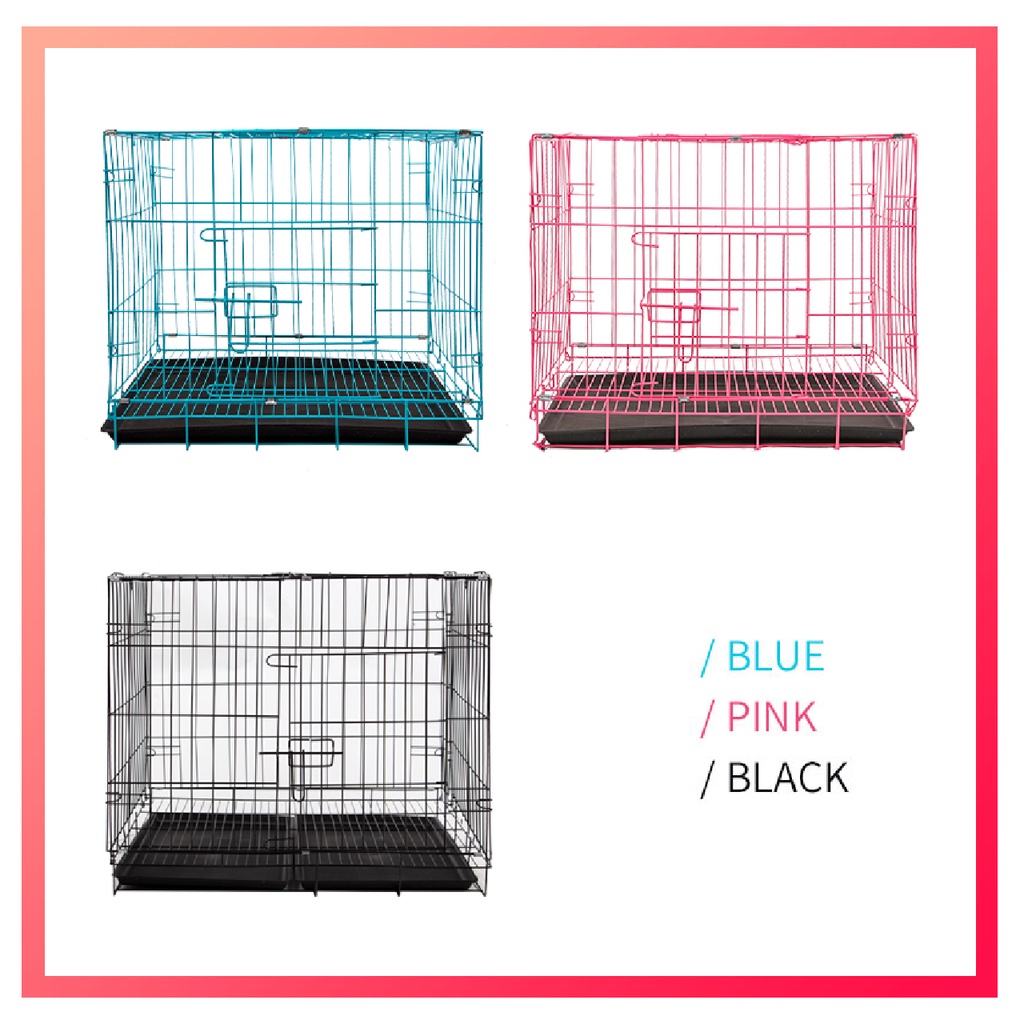 Lồng nuôi chó cảnh màu sơn tĩnh điện kích thước 50x35x42cm ( chó mèo dưới 5kg)