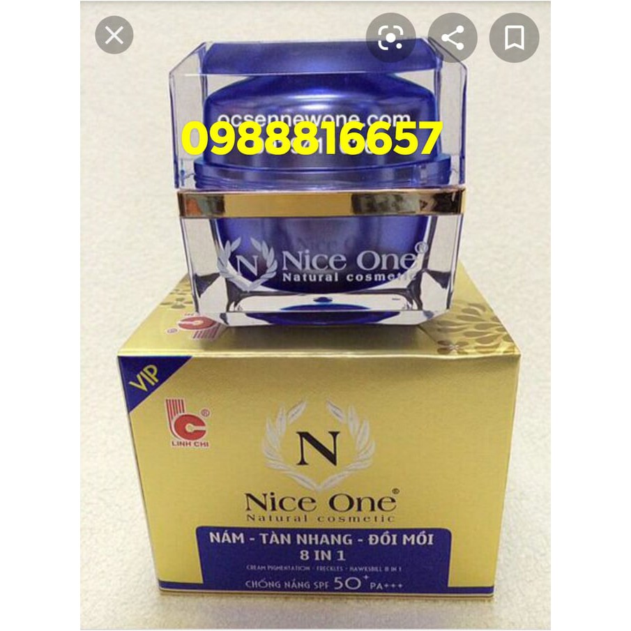 Kem Nice one dưỡng trắng nám tàn nhang 8in1 vip 40g