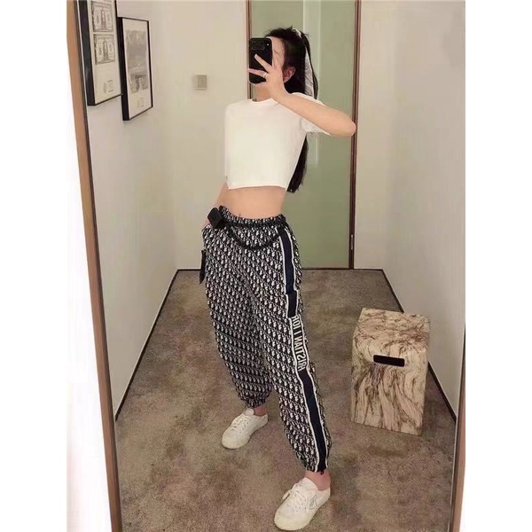 Hàng Có Sẵn Quần Âu jacquard Mặc Hàng Ngày Cho Nam Và Nữ **Di-or** jacquard