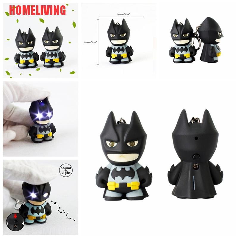 [HOMELIVING] Móc Khóa Hình Batman Có Đèn Led Và Âm Thanh
