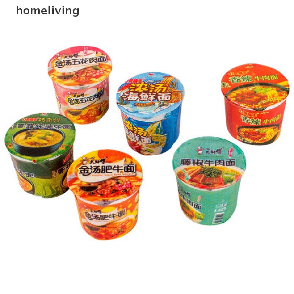 Set 5 Mô Hình Mì Ăn Liền Tỉ Lệ 1 / 12 Trang Trí Nhà Búp Bê