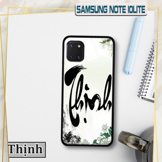 Ốp lưng Samsung Galaxy Note 10 Lite - In chữ thư pháp