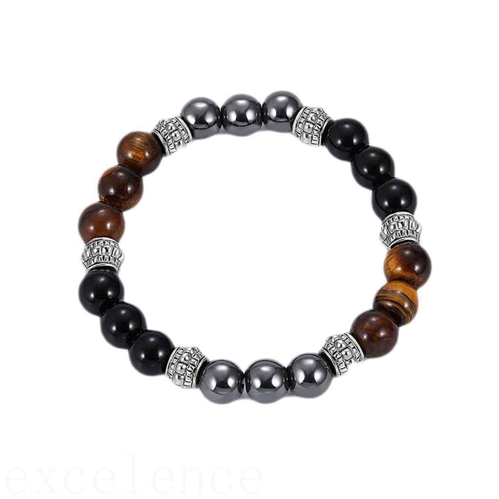 Vòng Tay Chuỗi Hạt Đá Mắt Hổ 8mm