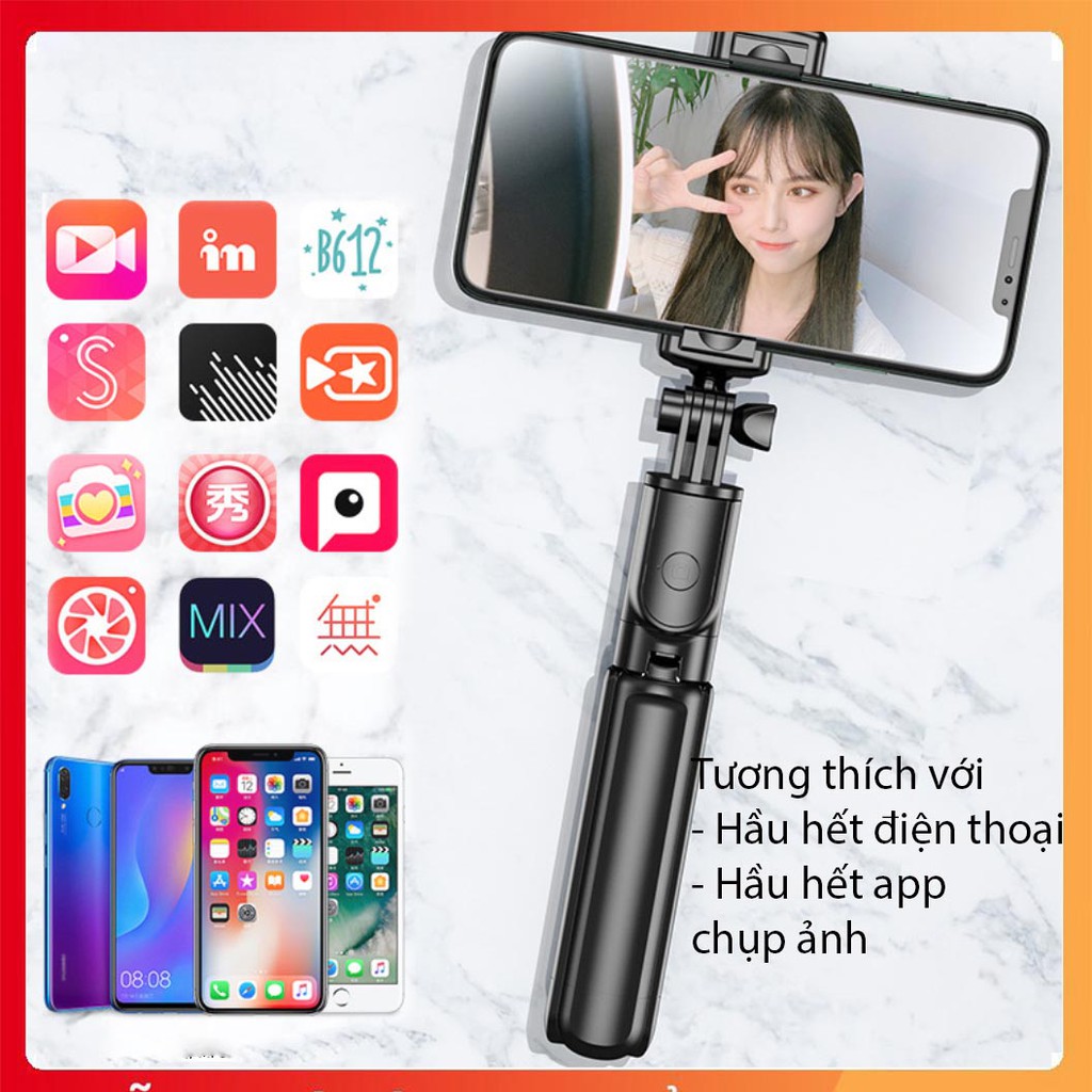 Gậy selfie, kết nối bluetooth đơn giản, nhanh chóng [GẬY TỰ SƯỚNG] | BigBuy360 - bigbuy360.vn