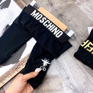 Quần legging cạp chữ cho bé gái