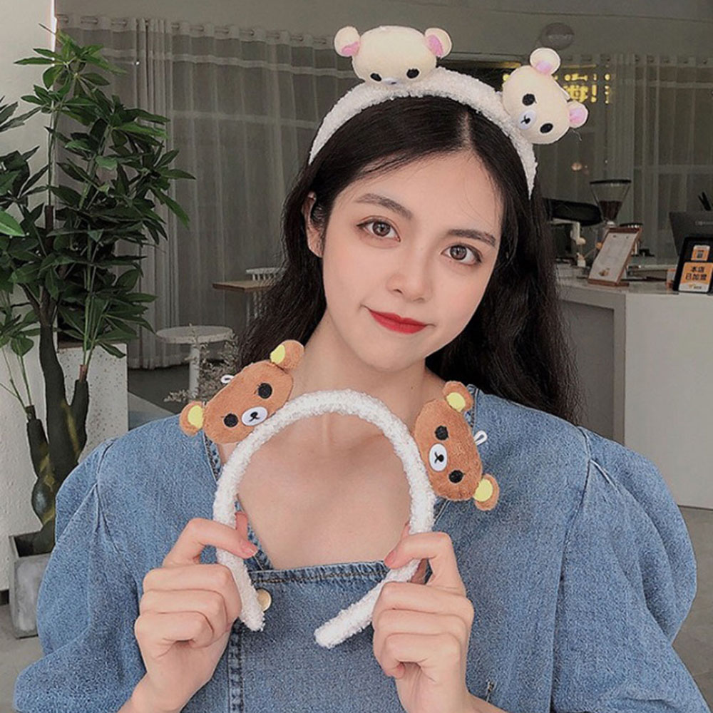 Băng Đô Cài Tóc Hình Gấu Dễ Thương