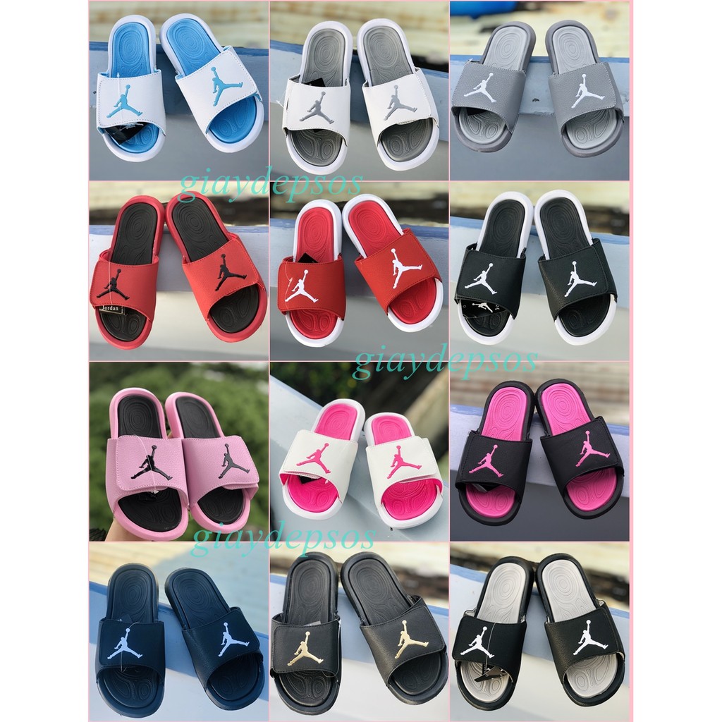 Dép jordan nam nữ ♥️FREESHIP + Hộp♥️ quai ngang, dép bóng rổ hydro jd6 đủ màu
