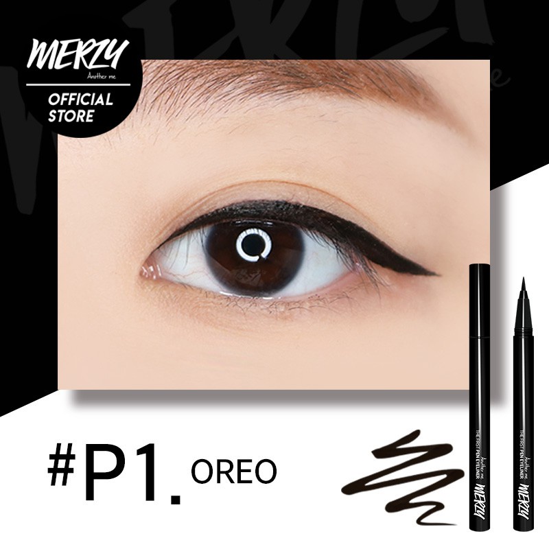 Combo Son Kem Lì Merzy Soft Touch Lip Tint 3g + Bút kẻ mắt Merzy Another Me The First Pen Eyeliner 0,5g