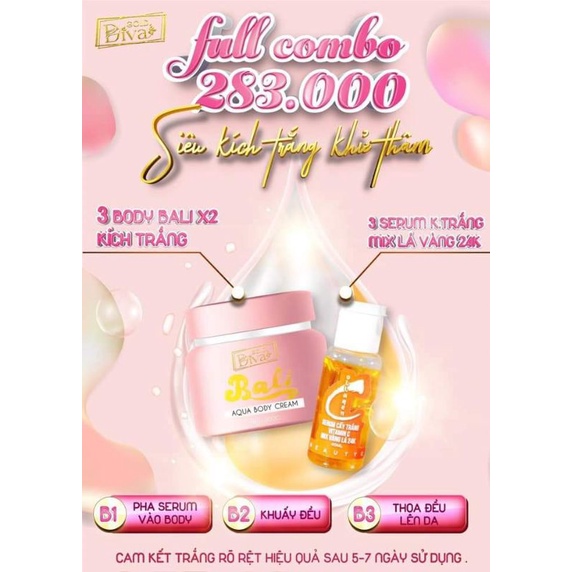 Combo 1 body bali + 1 serum Vitamin C