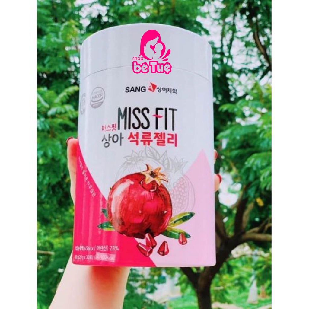 Thạch lựu bổ sung collagen đẹp da và giảm cân Miss Fit SANGA Hàn Quốc