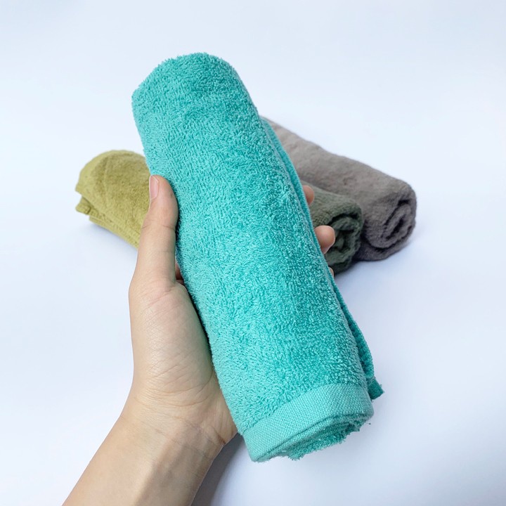 Khăn Tắm Nhỏ Khăn Gội Đầu Quấn Tóc Lau Mặt Kích Thước 35x80cm Cotton Thấm Hút 156.Goi Hanosimex