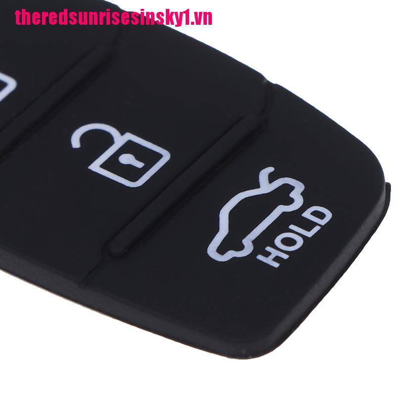 Miếng đệm cao su 3 nút thay thế cho chìa khóa xe hơi 3C