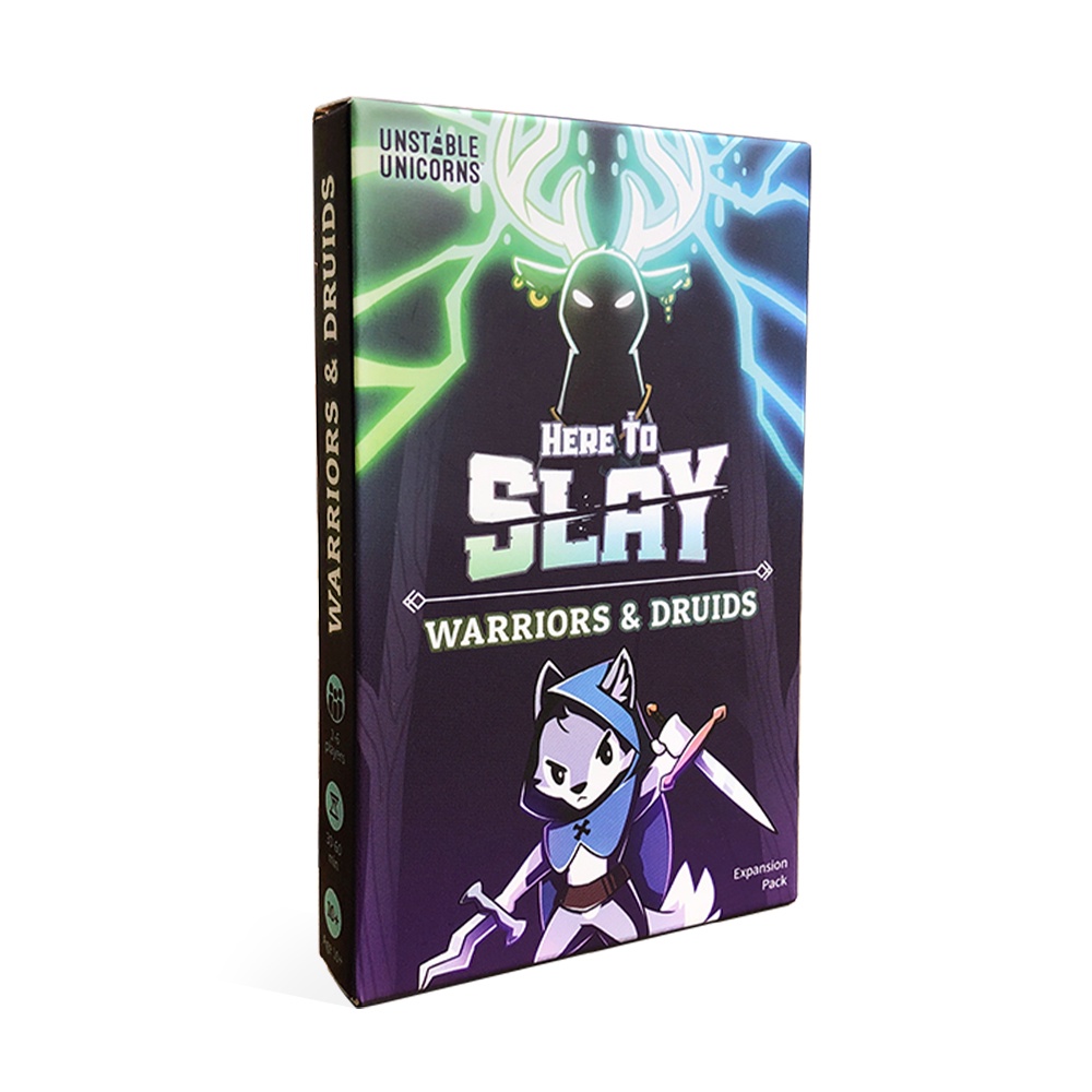 Trò chơi cờ bàn Here to Slay và gói mở rộng chất lượng cao