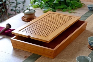 Khay trà tre chữ nhật  cao cấp
