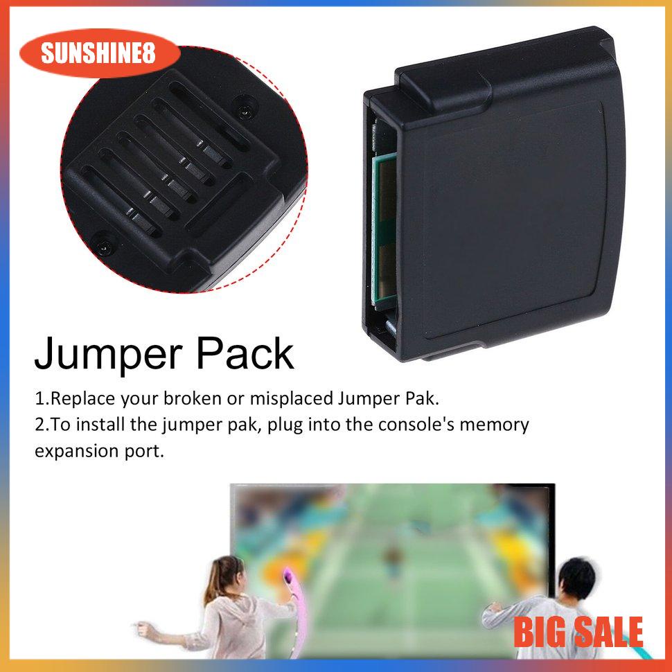 【SUN】New Memory Jumper Pak Pack for N64 Game Console N64 Memory for 64