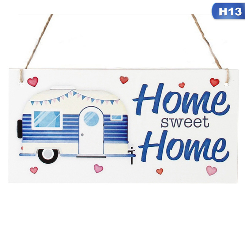 1 Bảng Gỗ Treo Trang Trí In Chữ Welcome Home 20x10cm Dùng Làm Quà Tặng Giáng Sinh Cho Nữ