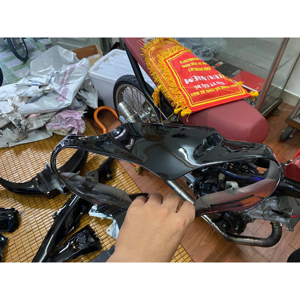 Dàn áo Jupiter V hàng Việt Nam loại 1 màu Đen