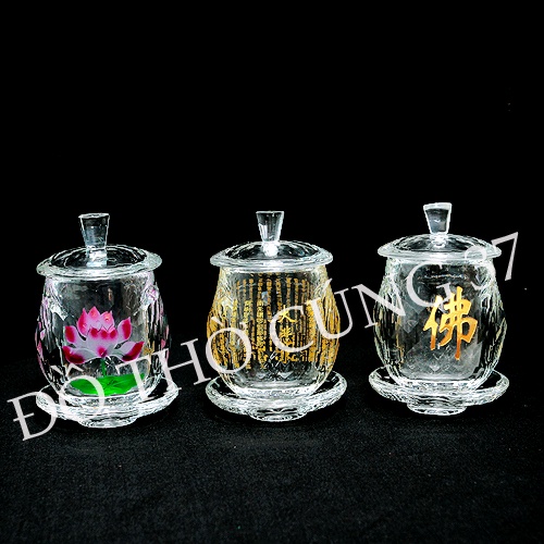 Ly Thủy Tinh Cúng Phật