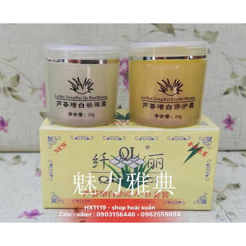 Kem dưỡng da nám và tàn nhang QIANLI ngày và đêm - Kem QL - Kem Qian Li - HX1119