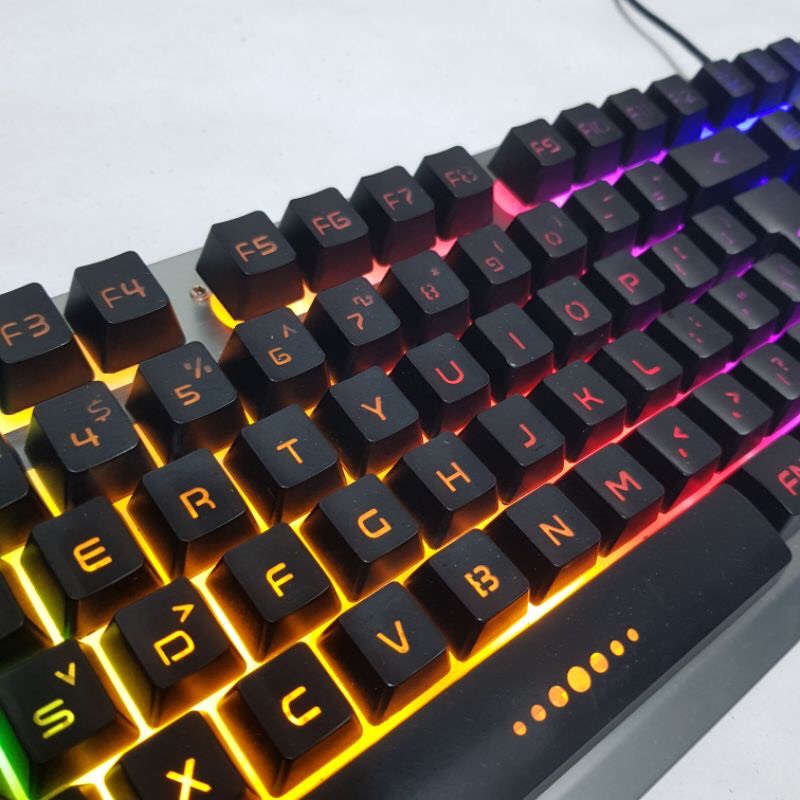 Bàn phím gaming Langtu K002 cũ dùng tốt ( 9 chế độ LED,Chống Nước )_ Bàn phím chơi game dùng PC,laptop