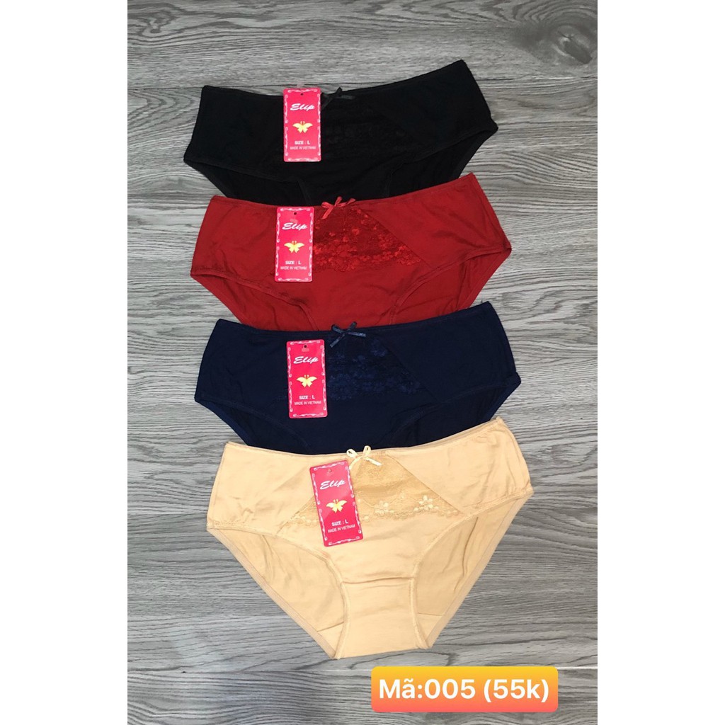 Quần lót ELIP mã 002, 003, 005 (sắp màu auto) - Bán buôn số lượng lớn - khách muốn chọn màu vui lòng inbox trước.