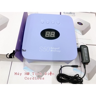 Máy hơ gel tích điện Cordless 54w làm móng tay chân