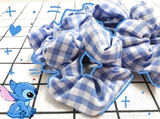 💧SCRUNCHIES BUỘC TÓC CARO XANH CỰC XINH 💧
