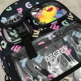 Balo Degrey Hoạ Tiết Chữ Backpack [ Kèm ảnh thật 100% ]