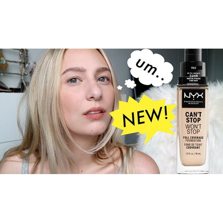 Kem Nền NYX Professional Makeup Can’t Stop Won’t Stop Full Coverage Foundation 30ml