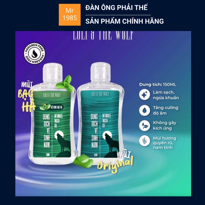 Dung Dịch Vệ Sinh Nam LOLI & THE WOLF 80ml Giới Vệ Sinh Nam Dung Dịch Khử Mùi Vùng Kín Nam