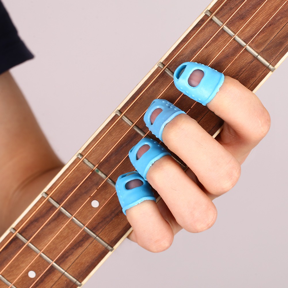🔥🔥 Miếng silicone bọc đầu ngón tay khi chơi đàn guitar