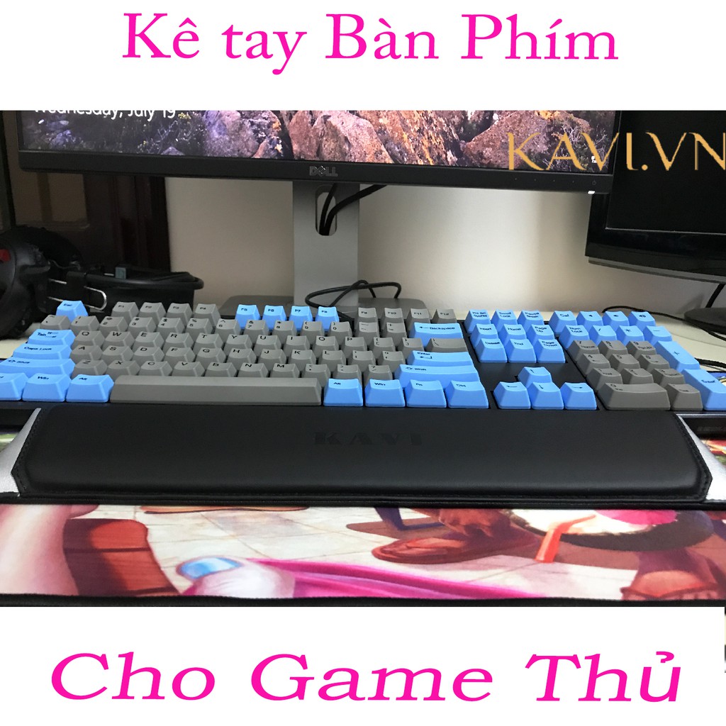 Kê Tay Bàn Phím Kavi Bằng Da Cao Cấp (37 x 8 cm cho phím TKL) | WebRaoVat - webraovat.net.vn