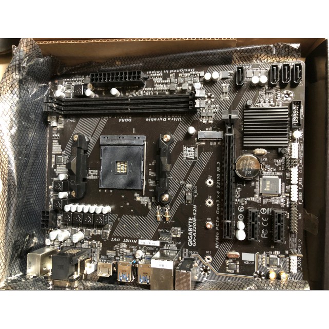 Bo mạch chủ GIGABYTE GA-A320M-S2H qua sử dụng. Mainboard GIGABYTE A320M-S2H Socket AM4 cũ | BigBuy360 - bigbuy360.vn