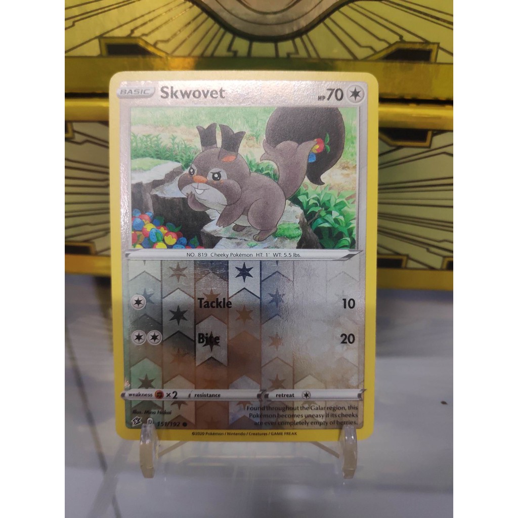 [ Dưa Hấu Yugioh ] Lá bài thẻ bài Pokemon Skwovet